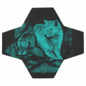 Wolf en Raven in de nacht Voetbal (Enkel)