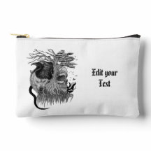 Wolf en Raven met Schedel