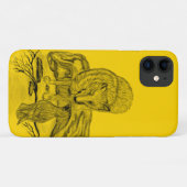 Wolf en Raven, zwart en geel Case-Mate iPhone Case (Achterkant (horizontaal))
