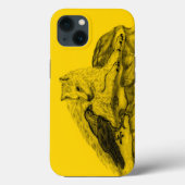 Wolf en Raven, zwart en geel Case-Mate iPhone Case (Achterkant)