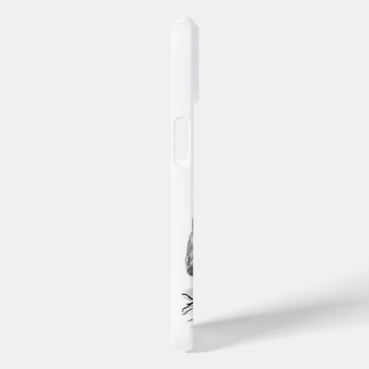 Wolf en Raven, zwart-wit Case-Mate iPhone Case (Achterkant / Rechts)