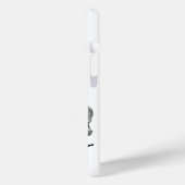 Wolf en Raven, zwart-wit Case-Mate iPhone Case (Achterkant / Links)