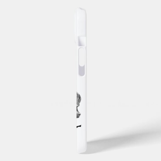 Wolf en Raven, zwart-wit Case-Mate iPhone Case (Achterkant / Links)