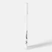 Wolf en Raven, zwart-wit Case-Mate iPhone Case (Achterkant / Rechts)