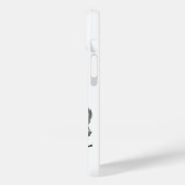 Wolf en Raven, zwart-wit Case-Mate iPhone Case (Achterkant / Links)