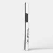 Wolf en Raven, zwart-wit Case-Mate iPhone Case (Achterkant / Rechts)