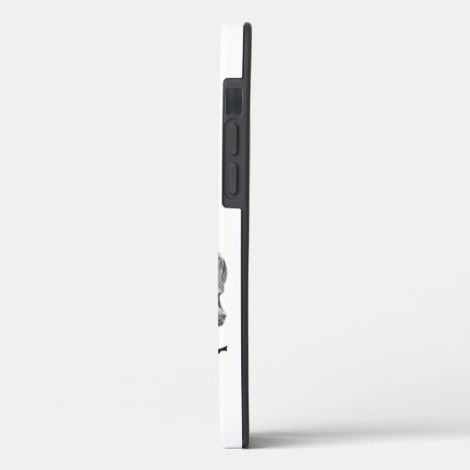 Wolf en Raven, zwart-wit Case-Mate iPhone Case (Achterkant / Links)