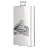 Wolf en Raven, zwart-wit Flacon (Links)