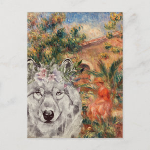 Wolf en Renoir's Farmhouse Briefkaart