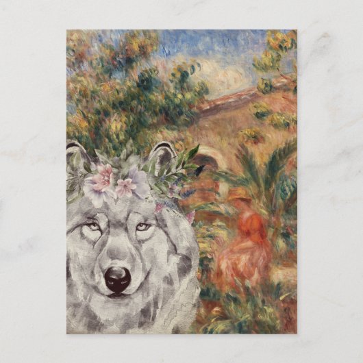Wolf en Renoir's Farmhouse Briefkaart (Voorkant)