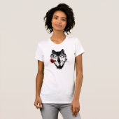 Wolf en Roos T-shirt (Voorkant volledig)