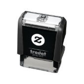Wolf en sneeuwvlok zelfinktende stempel (Product)