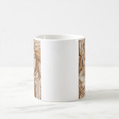 Wolf en vrouw in veren koffiemok (Center)