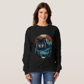 Wolf en winter trui (Voorkant volledig)