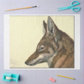 Wolf Ephemera Decoupage Tissuepapier (Craft)