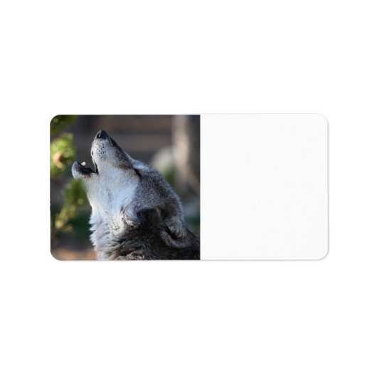 wolf etiket (Voorkant)