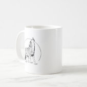 WOLF ETIKET KOFFIEMOK (Voorkant links)