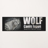 WOLF [Extra Long Yoga Mat] Yogamat (Achterkant (horizontaal))