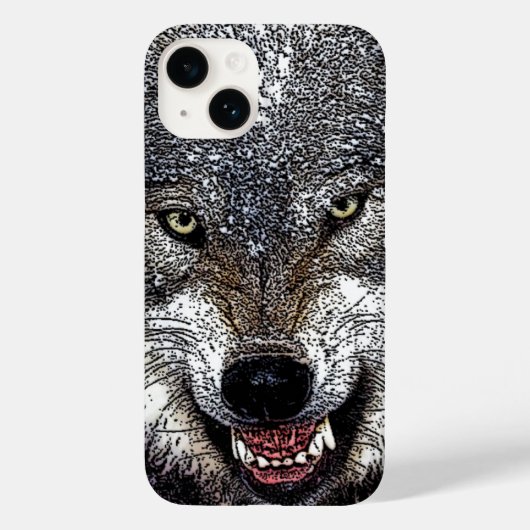 Wolf Eyes Artwork Case-Mate iPhone Case (Achterkant)