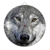 Wolf Eyes Artwork Dartbord (Voorkant)