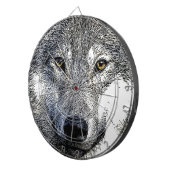 Wolf Eyes Artwork Dartbord (Voorkant Rechts)