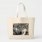 Wolf Eyes Artwork Grote Tote Bag (Voorkant)