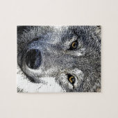 Wolf Eyes Artwork Legpuzzel (Horizontaal)