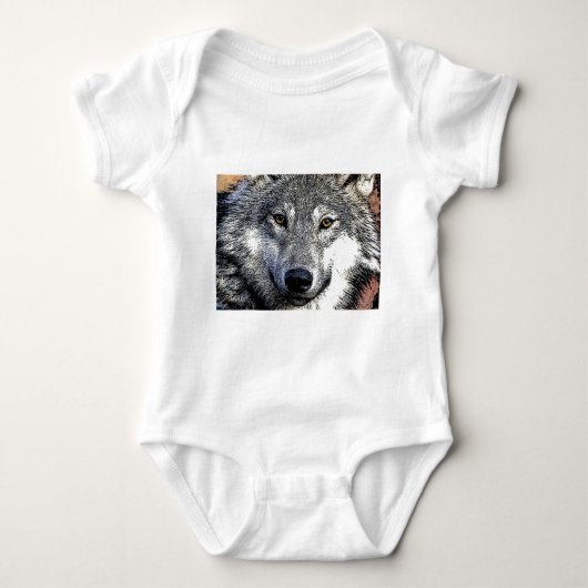 Wolf Eyes Artwork Romper (Voorkant)