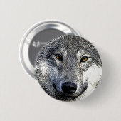Wolf Eyes Artwork Ronde Button 5,7 Cm (Voorkant /achterkant)