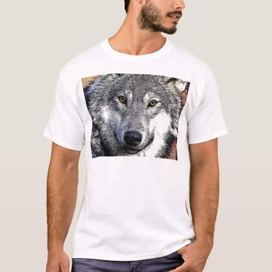 Wolf Eyes Artwork T-shirt (Voorkant)