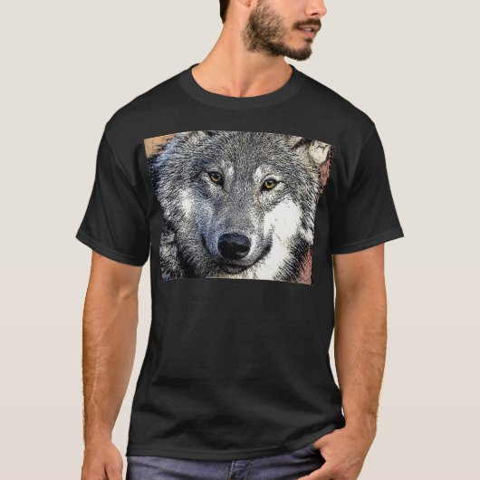 Wolf Eyes Artwork T-shirt (Voorkant)