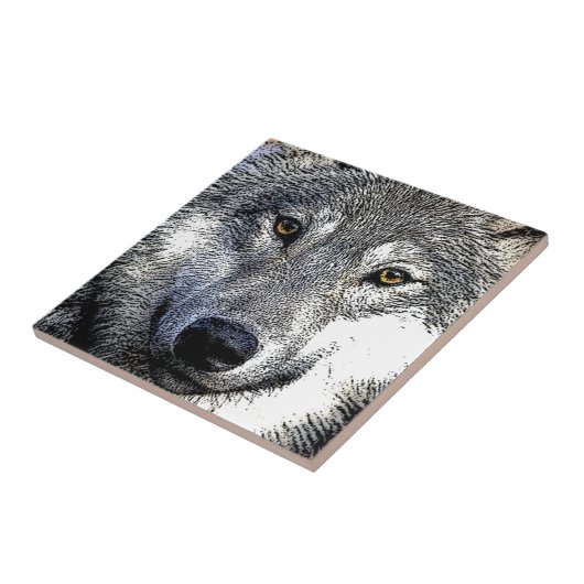 Wolf Eyes Artwork Tegeltje (Zijkant)