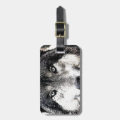 Wolf Eyes Bagagelabel (Voorkant verticaal)