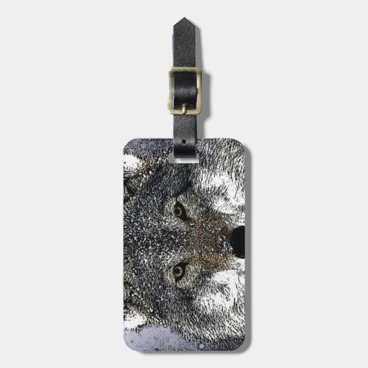 Wolf Eyes Bagagelabel (Voorkant verticaal)