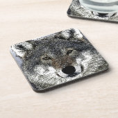 Wolf Eyes Bier Onderzetter (Linkerzijde)