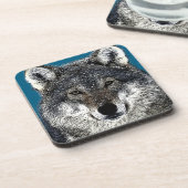 Wolf Eyes Bier Onderzetter (Linkerzijde)