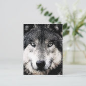 Wolf Eyes Briefkaart (Staand voorkant)