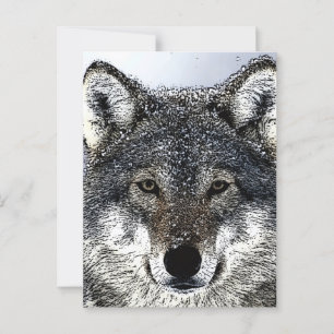 Wolf Eyes Briefkaart