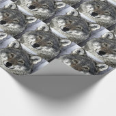 Wolf Eyes Cadeaupapier (Hoek)