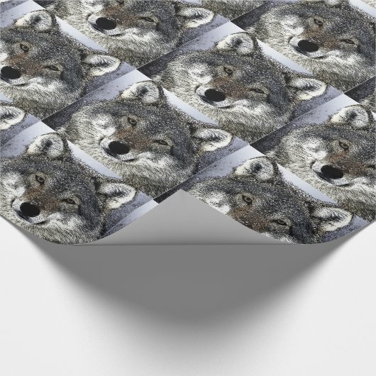 Wolf Eyes Cadeaupapier (Hoek)