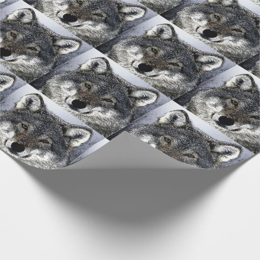 Wolf Eyes Cadeaupapier (Hoek)
