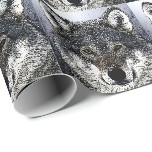 Wolf Eyes Cadeaupapier (Rol Hoek)