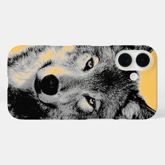 Wolf Eyes Case-Mate iPhone Case (Achterkant (horizontaal))