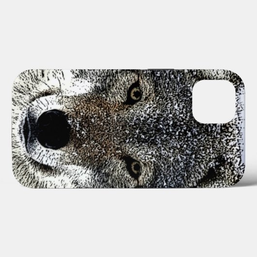 Wolf Eyes Case-Mate iPhone Case (Achterkant (horizontaal))
