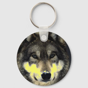 Wolf Eyes Creative Artwork Sleutelhanger