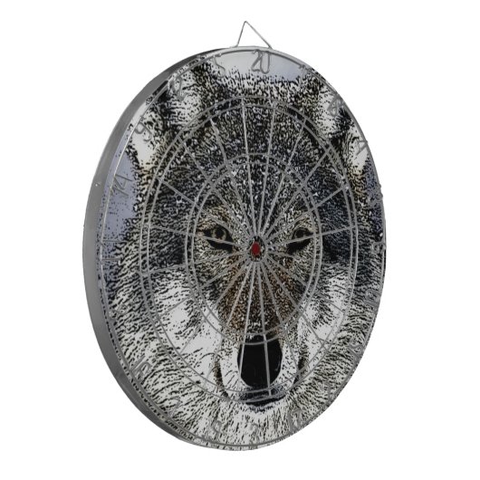 Wolf Eyes Dartbord (Voorkant Links)