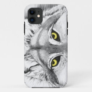 Wolf Eyes (gele ogen) iPhone 11 Hoesje
