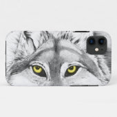 Wolf Eyes (gele ogen) Case-Mate iPhone Case (Achterkant (horizontaal))