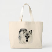 Wolf Eyes Grote Tote Bag (Voorkant)