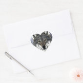 Wolf Eyes Hart Sticker (Envelop)